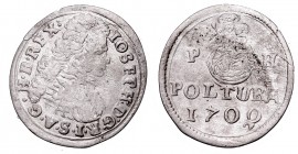 Hungary, Joseph I, Poltura 1702
Węgry, Józef I, Poltura 1702
 Ładnie zachowany egzemplarz, resztki połysku. 

Grade: VF/VF+ 
Reference: Krause KM...