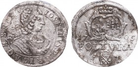 Hungary, the Principality of Transylvania, Jozef I, Poltura 1705
Węgry, Księstwo Transylwanii, Józef I, Poltura 1705
 Srebro, ciekawa emisja węgiers...