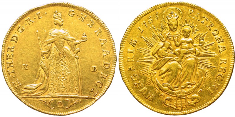 Hungary, Marie Theresia, 2 Ducats 1765, Kremnitz
Węgry, Maria Teresa, 2 dukaty ...