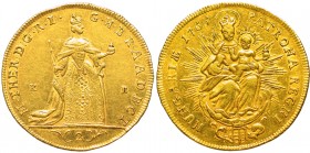Hungary, Marie Theresia, 2 Ducats 1765, Kremnitz
Węgry, Maria Teresa, 2 dukaty 1765, Kremnica
 Bardzo ładna dwudukatówka Marii Teresy. 


Grade: ...
