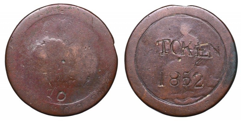 England Token 1852
Anglia, Token 1852
 Ciekawy token angielski.&nbsp; Patyna, ...