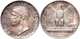Italy, Vittorio Emanuele III, 5 lire 1927
Włochy, Vittorio Emanuele III, 5 lirów 1927
 Wspaniały okołomenniczy egzemplarz. Ładna, naturalna patyna, ...
