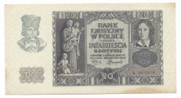 GG, 20 złotych 1940
 Bardzo ładny egzemplarz z lekkimi nieświeżościami i zabrudzeniami.

Grade: AU