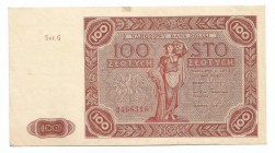 PRL, 100 złotych 1947
 Ładny egzemplarz.

Grade: XF