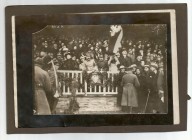 II RP, Odbitka zdjęcia Marsz. Piłsudski, Powstańcy Wielkopolscy
 Odbitka z epoki ciekawej fotografii najpewniej wykonanej podczas parady w Wielkopols...