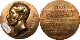Francja, Medal Krasiński 1959
 Brąz(?). średnica 6 cm, waga 120,9 g. 

Grade: UNC/AU 
 Medal, Medaille Medale polskie