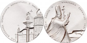Medal Jan Paweł II, 200 lecie uchwalenia konstytucji
 Medal na 200-lecie Uchwalenia Konstytucji 3 Maja 1991, Jan Paweł II - wizyta w czerwcu 1991, Sr...