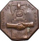 III Reich Saar badge
III Rzesza, Odznaka powrót Zagłębia Saary do Niemiec 1934
 Patyna, nalot. Stan zachowania przedmiotu dobry. Wymiary 3,8 x 3,9 c...