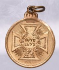 Germany, Miniature of medal for French-Prussian war
Niemcy, Miniatura medalu za wojnę francusko-pruską
 Pięknie zachowana miniatura. Patyna, nalot. ...