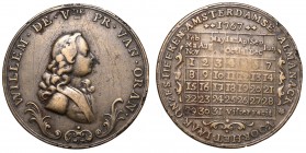 Niderlandy, Wilhelm V, Medal 1767
 Ładny egzemplarz ciekawego medalu holenderskiego. Patyna, nalot. Brąz, średnica 37 mm. 

Grade: VF 
Reference: ...