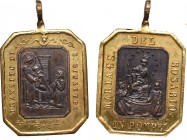 Italy, Medal Pompei
Włochy, Medalik religijny Pompeje
 Piękny egzemplarz. Wymiary 18 x 28 mm. 

Grade: AU/UNC 
 Medale zagraniczne