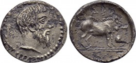 SICILY. Abakainon. Litra (Circa 420-410 BC).
