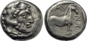 KINGS OF MACEDON. Amyntas III (394/3-370/69 BC). Stater. Aigai.