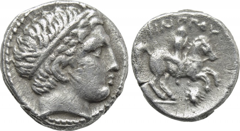 KINGS OF MACEDON. Philip II (359-336 BC). 1/5 Tetradrachm. Uncertain mint in Mac...