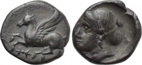 BRUTTIUM. Lokroi Epizephyrioi. Drachm (Circa 350-275 BC).