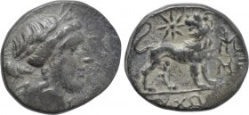 IONIA. Miletos. Drachm (Circa 225-190 BC). Tychon, magistrate.