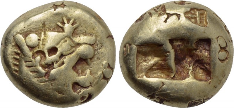 KINGS OF LYDIA. Time of Alyattes to Kroisos (Circa 620/10-550/39 BC). EL Trite o...