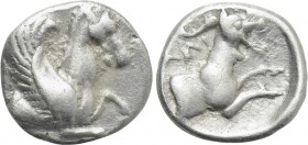 CARIA. Halikarnassos. Obol (5th century BC).