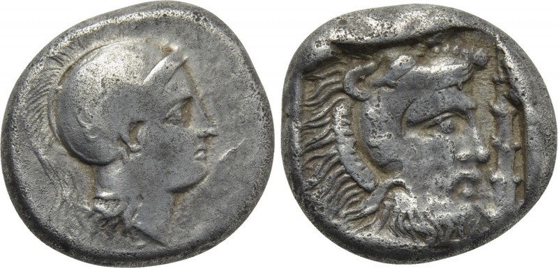 LYCIA. Telmessos(?). Stater (Circa 410-370 BC). 

Obv: Helmeted head of Athena...