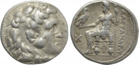SELEUKID KINGDOM. Seleukos I Nikator (312-281 BC). Tetradrachm. Antigoneia or Seleukeia Pieria. Struck in the name and types of Alexander III of Maced...
