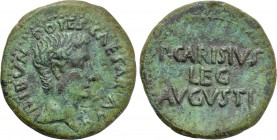 SPAIN. Emerita. Augustus (27 BC-14 AD). As. P. Carisius, legatus propraetor.
