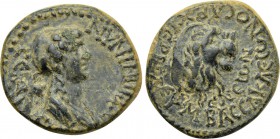 PHRYGIA. Eumenea. Agrippina II (Augusta, 50-59). Ae. Bassa, wife of Kleon, archierea.