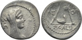 P. GALBA. Denarius (69 BC). Rome.