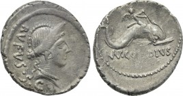 MN. CORDIUS RUFUS. Denarius (46 BC). Rome.