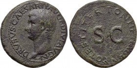 DRUSUS (Caesar, 19-23). As. Rome. Struck under Tiberius.