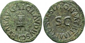 CLAUDIUS (41-54). Quadrans. Rome.