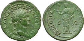DOMITIAN (Caesar, 69-81). Dupondius. Rome.
