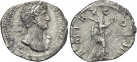 HADRIAN (117-138). Quinarius. Rome.