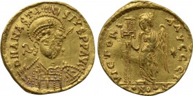 ANASTASIUS I (491-518). GOLD Solidus. Possibly imitating Constantinople.