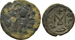 ARAB-BYZANTINE. Palestine (Circa mid-late 7th century). Fals. Antaradus (Ṭarṭūs). Imperial Bust type.