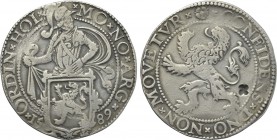 NETHERLANDS. Lion Dollar (1589). Holland.