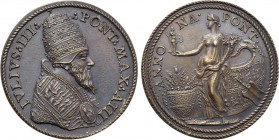 ITALY. Papal States. Julius III (1550-1555). Bronze Medal. Dated RY 3 (1552; struck circa 18th century).