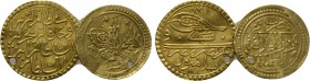 2 Ottoman Gold coins.