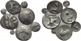 8 Celtic Coins.