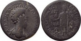 LYDIA. Apollonis. Marcus Aurelius (161-180). Ae. Hermokrates Aischrionos, strategos.