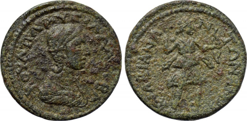 LYDIA. Cilbiani Superiores. Plautilla (Augusta, 202-205). Ae. 

Obv: ΦOVΛ ΠΛAV...