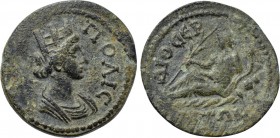LYDIA. Dioshieron. Pseudo-autonomous. Possibly time of the Antonines (138-192). Ae.
