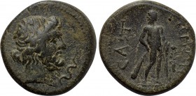 LYDIA. Saitta. Pseudo-autonomous. Possibly time of Commodus to Septimius Severus (177-211). Ae.