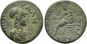 LYDIA. Sala. Pseudo-autonomous. Time of Hadrian (117-138). Ae. C. Val. Androneikos, magistrate.