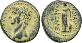 LYDIA. Sardes. Germanicus (Died 19). Ae. Mnaseas, magistrate.