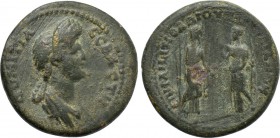 LYDIA. Sardes. Domitia (Augusta, 82-96). Ae. T. Fl. Metrodoros, strategos for the second time.