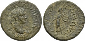 LYDIA. Tralles. Domitian (81-96). Ae.