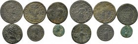 6 Coins of Kaystrianoi, Kilbianoi Inferiores and Kilibianoi Superiores.