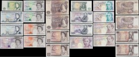 Bank of England (12) comprising Hollom (1) Ten Pounds Lion & Key B299 issued 1964, series A32 449570, Fine with pinholes and inked numerals, Page (2) ...