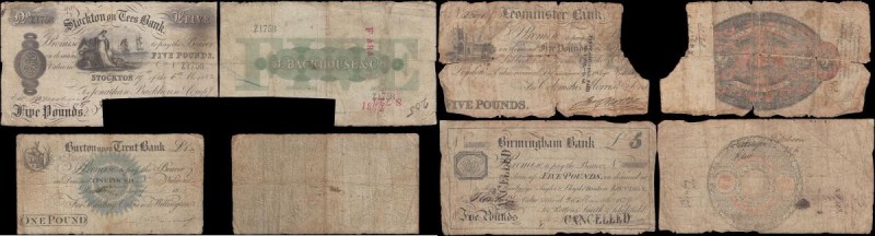 Provincial notes (4) in various grades VG - Fine and comprises some scarcer note...