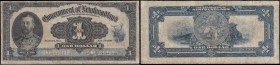 Canada The Government of Newfoundland 1 Dollar Pick A14c dated 2nd January 1920 series A202843, VG Inked Graffiti in the body of the note, the left si...